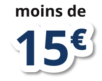 moins de 15€